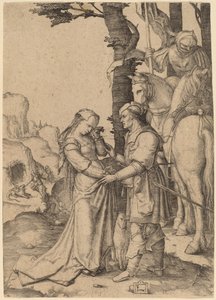 San Jorge liberando a la princesa de Lucas van Leyden