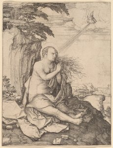 Santa María Magdalena en el desierto de Lucas van Leyden