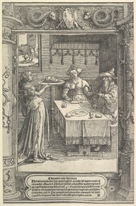 Salomé con la cabeza de Juan el Bautista, ca. 1517 de Lucas van Leyden