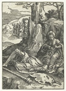 Sansón y Dalila Serie pequeña Listas de mujeres (título de la serie) de Lucas van Leyden