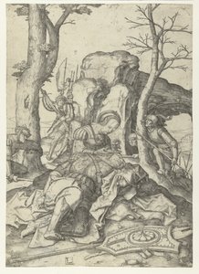 Sansón y Dalila de Lucas van Leyden