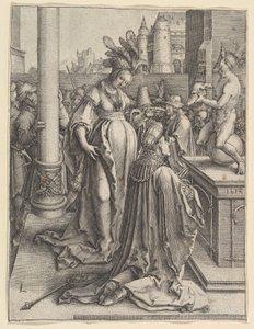 La Idolatría de Salomón de Lucas van Leyden