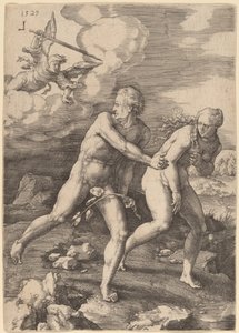 La Expulsión del Paraíso de Lucas van Leyden