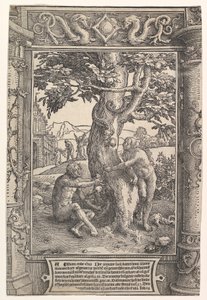 La caída del hombre, ca. 1517 de Lucas van Leyden