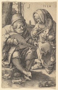Los músicos, 1524 de Lucas van Leyden