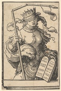 El Antiguo Testamento o Sinagoga, de la serie de Sibilas, ca. 1530 de Lucas van Leyden