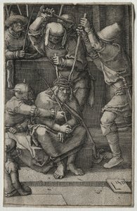 La Pasión: Cristo coronado de espinas, 1521 de Lucas van Leyden