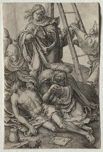 La Pasión: El Descendimiento de la Cruz de Lucas van Leyden