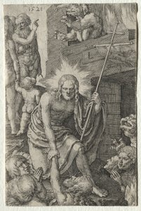 La Pasión: Descenso al Limbo, 1521 de Lucas van Leyden