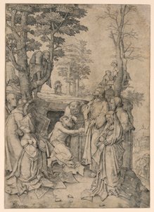 La resurrección de Lázaro de Lucas van Leyden