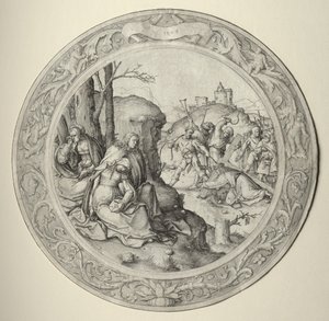 La Pasión Redonda: Cristo llevando la cruz, 1509