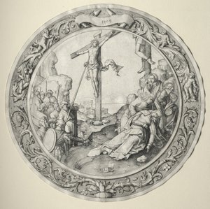La Pasión Redonda: La Crucifixión, 1509 de Lucas van Leyden