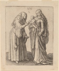 La Virgen y Santa Ana de Lucas van Leyden