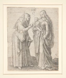 La Virgen con el Niño y Santa Ana de Lucas van Leyden
