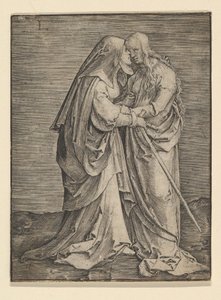 La visitación, ca. 1516 de Lucas van Leyden