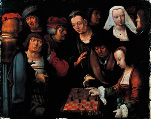 Los jugadores de ajedrez de Lucas van Leyden