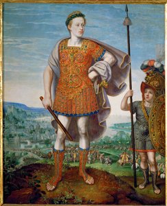 Emperador Matías como Publio Cornelio Escipión (óleo sobre madera)