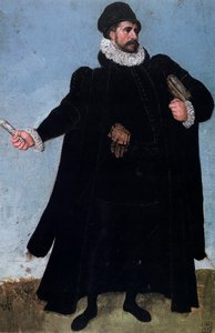 Estudio de un traje, siglo XVI de Lucas van Valckenborch