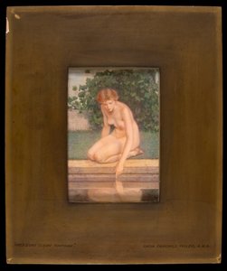 Junto a una Fuente Clara, 1907 de Lucia Fairchild Fuller