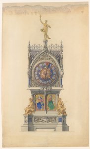 Diseño para Reloj Esmaltado, ca. 1882