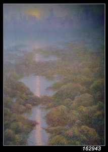 My Mother, Evening with a View of Ys (pastel sobre papel)