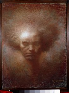 Retrato de Ludwig van Beethoven (1770-1827) de Lucien Levy Dhurmer