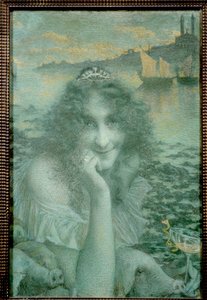 "La maga Circe como Marguerite Moreno" Marguerite Moreno (1871-1948) fue una comediante francesa