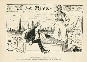Ilustración en Le Rire de Lucien Metivet