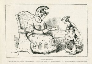 Ilustración en Le Rire, 01/11/13 - Europa y Serbia - Guerra de 14-18 de Lucien Metivet