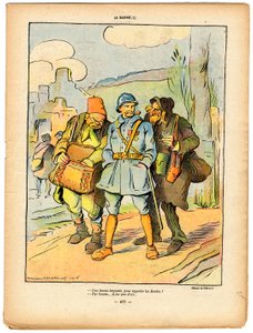 La Baionnette, Satírico en Colores de Lucien Metivet