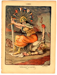 La Bayoneta, Satírico en Colores de Lucien Metivet