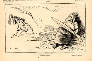 Le Rire rouge, Satírico en N&B de Lucien Metivet