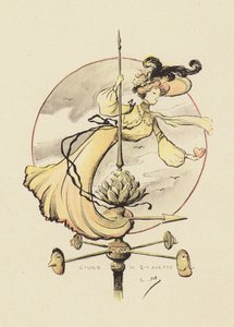 Estudio de una veleta de Lucien Metivet