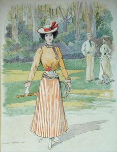 Traje de tenis de Lucien Metivet