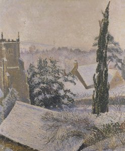 Iglesia de East Knoyle: Nieve, 1917