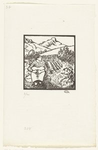 del pastor Bergère C.O. de Mont Tour de Lucien Pissarro