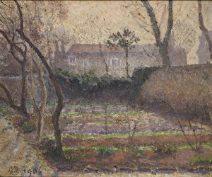 Escarcha en Chiswick de Lucien Pissarro