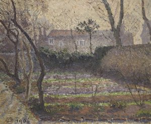 Escarcha, Chiswick, 1906 de Lucien Pissarro