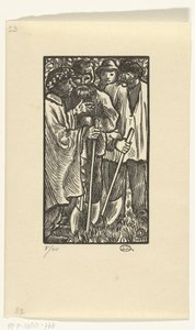 Houthakkers los leñadores de Lucien Pissarro