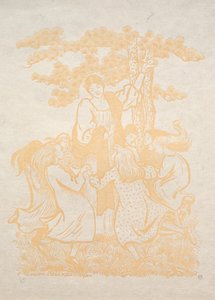 Ilustración 25: La Ronde, 1893 de Lucien Pissarro