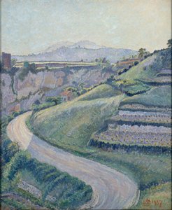 La nueva ruta, Cotignac de Lucien Pissarro