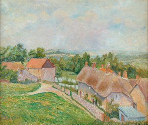 Cabaña de Phippens, Hewood Green de Lucien Pissarro