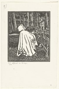 Roodkapje La Caperucita Roja de Lucien Pissarro
