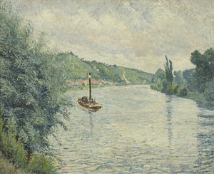 La barca de Lucien Pissarro