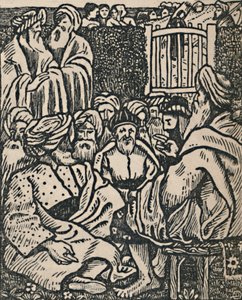 La reunión de los ancianos, 1919 de Lucien Pissarro