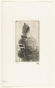 Mujer sentada
Anciana en una silla de jardín de Lucien Pissarro