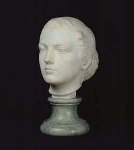 Cabeza de Jane Poupelet 1897 de Lucien Schnegg