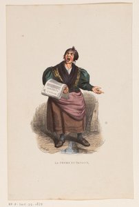 Krantenverkoopster
La mujer del pato (título en el objeto) de Lucien Xavier Stypulkowski