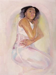 Chica pensando, 2004 (óleo sobre lienzo)