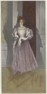 Retrato de una mujer con una vela de Lucius Rossi